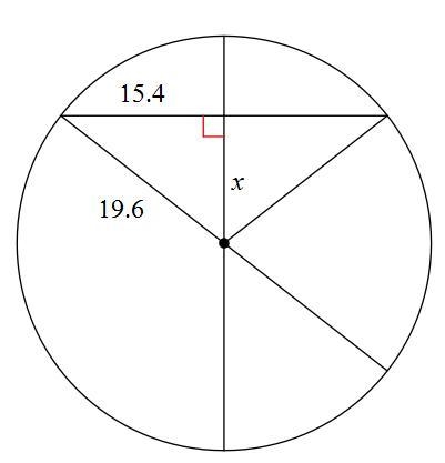 Help needed!!! Find the length of the segment indicated. A. 12.1 B. 16.4 C. 13.3 D-example-1