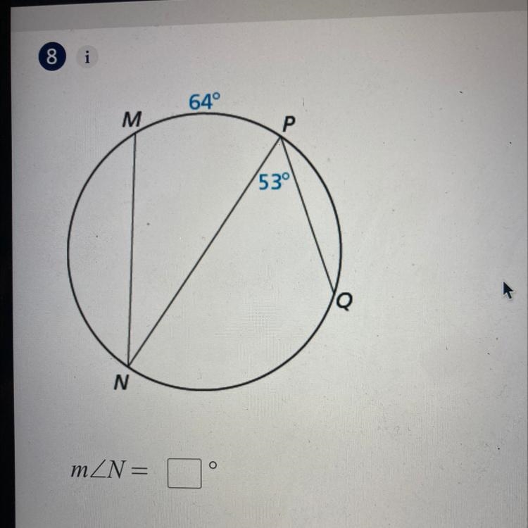 Find each indicated measure Find m M-example-1