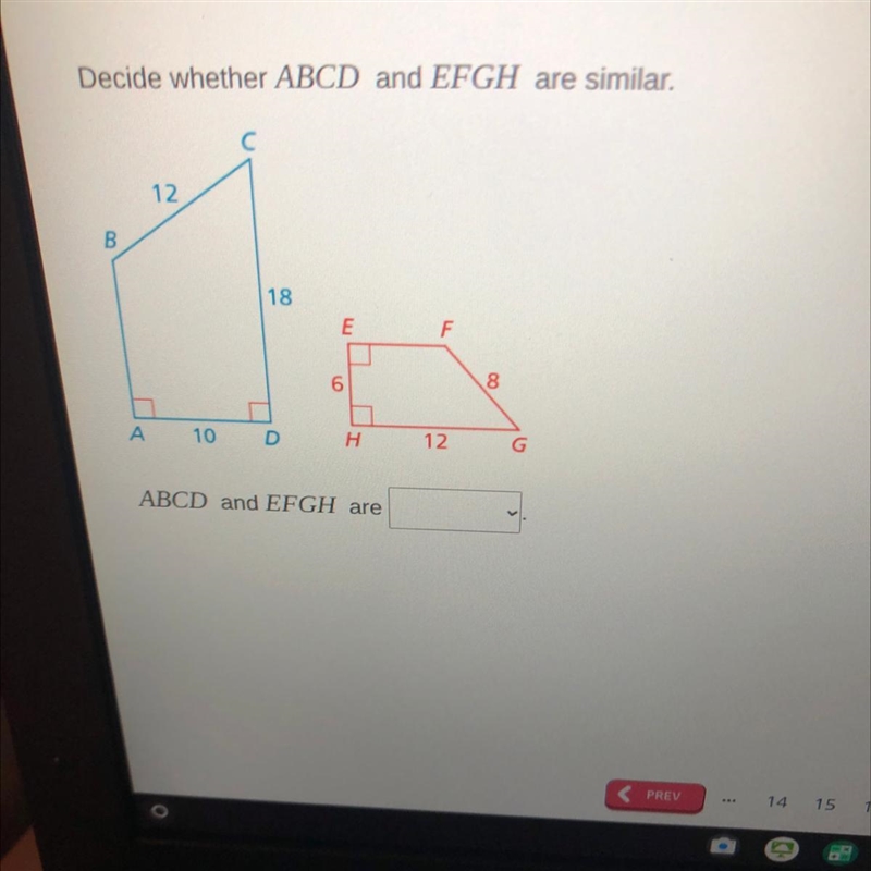 Are the similar or not similar. Please help but no links!!-example-1