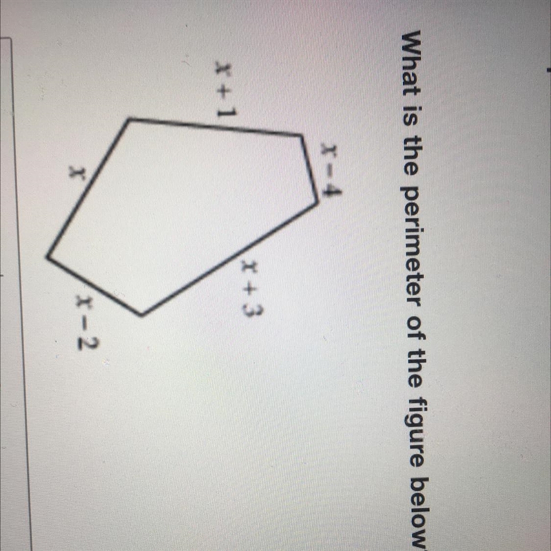 What is the perimeter of the figure below? r X r-2-example-1