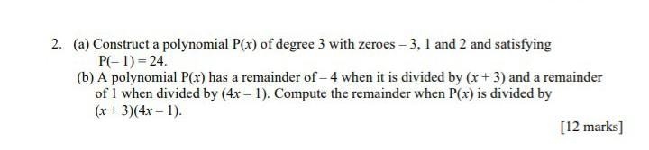 Can someone help me with this question polynomials: please help me with this assignment-example-1