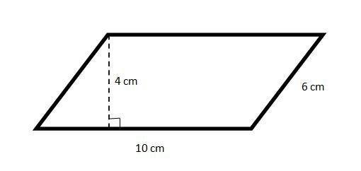 PLEASE HELP I NEED AN ANSWER FAST Find the area of this parallelogram. A) 20 cm2 B-example-1