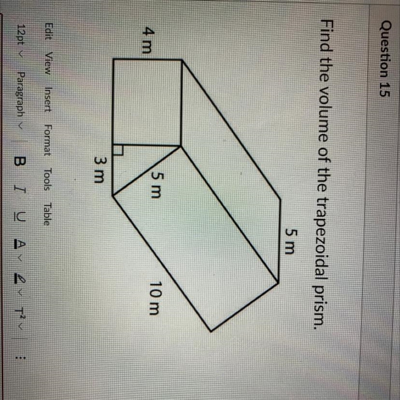 Find the volume of the trapezoid prism. (help pls!!!!)-example-1