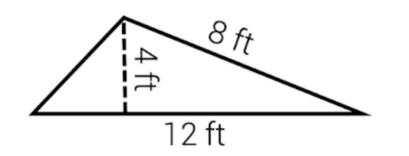 Calculate the area of the shape below.-example-1