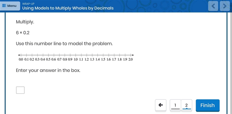 Hello, I need help on this, Use this number line to model the problem, thx (:-example-1