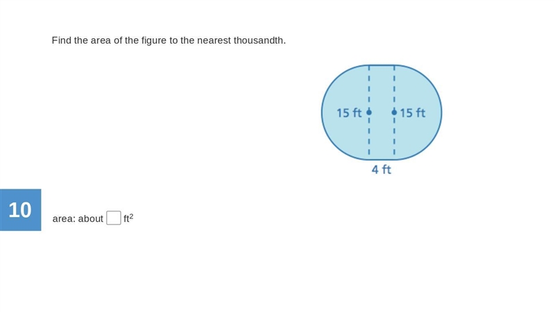 Find the area of the figure to the nearest thousandth.-example-1