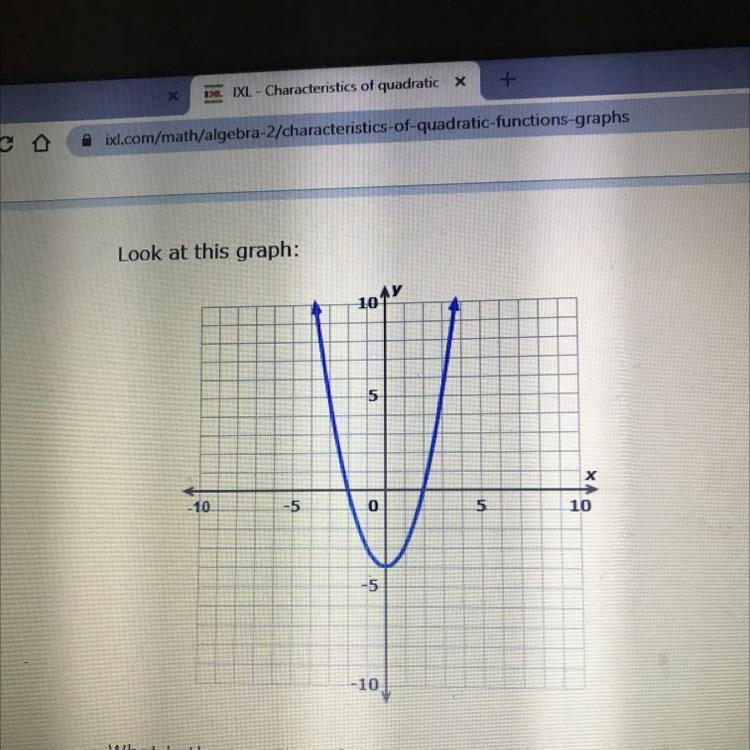 What is the equation of the axis of symmetry?-example-1