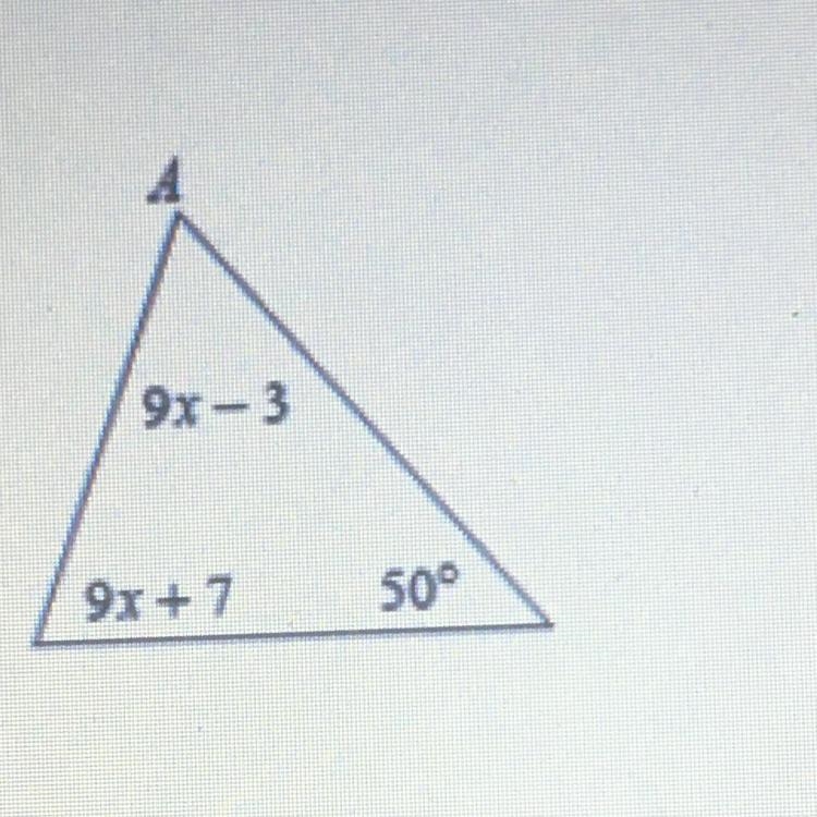 Find the measure of angle A-example-1