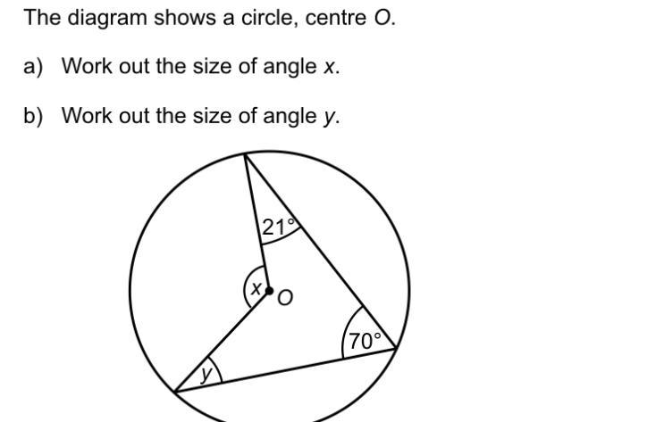 All 3 questions 3 pictures for find the missing angles, please with reasoning why-example-2