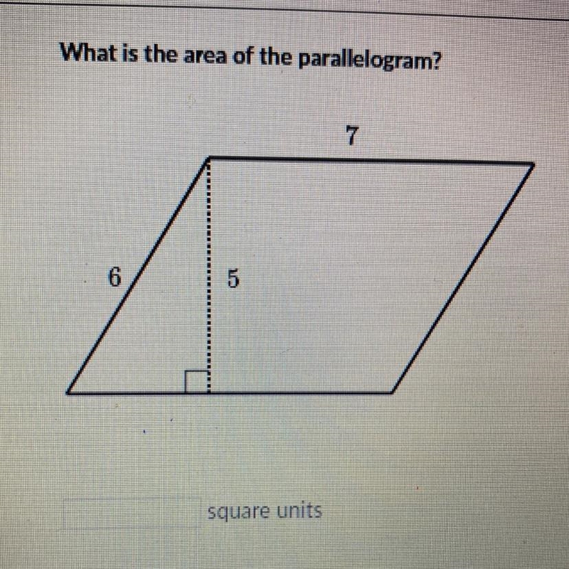 What is the area of the parallelogram?-example-1