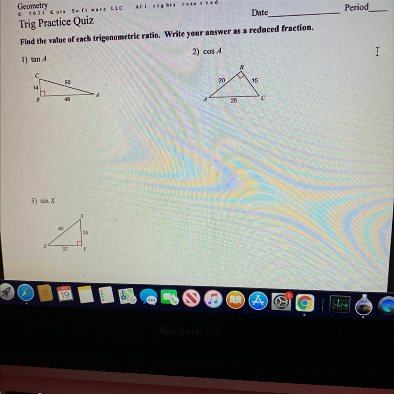 Find the value of trigonometric ratio-example-1