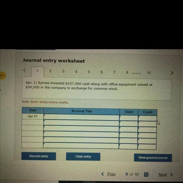 The account title are: No journal entry required, cash, accounts receivable, office-example-1