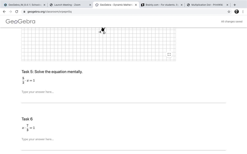 5/2 · x = 1 I need help asap-example-1