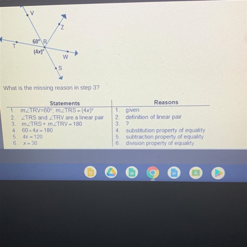 What is the messing reason in step 3-example-1