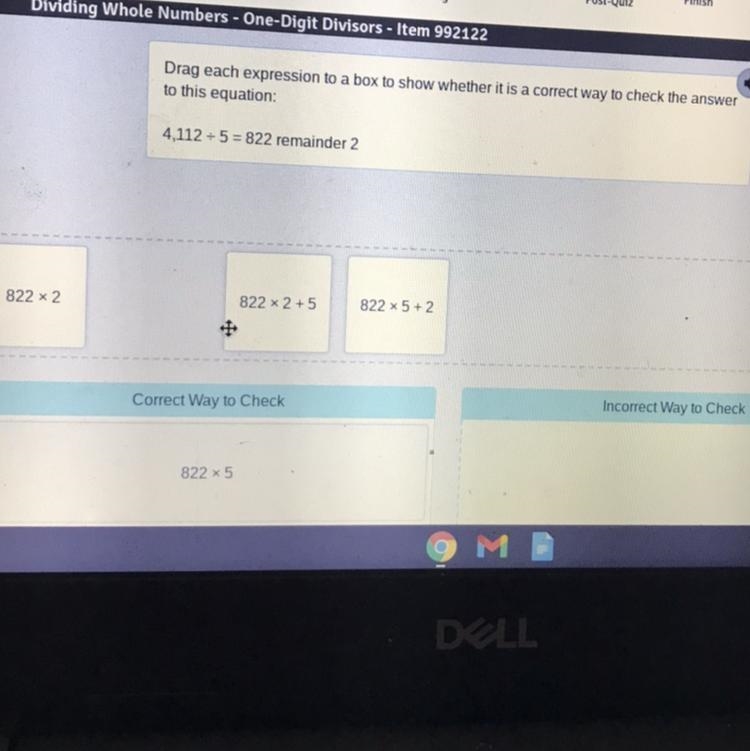 Drag each expression to a box to show whether it is a correct way to check the answer-example-1