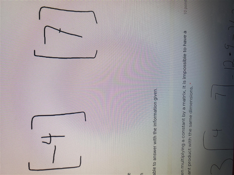 These two matrices are unable to be added due to dimensional mismatch? True, false-example-1