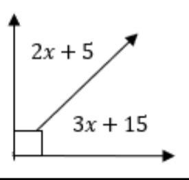 What is the value of x, and what is the missing angle? NO LINKS, THEY WILL BE REMOVED-example-1