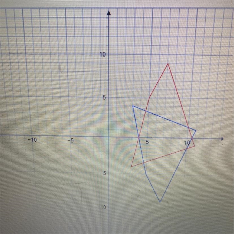 ANSWER ASAP DONT SEND A FILE. IS THIS SHAPE A ROTATION, REFLECTION,TRANSLATION, DILATION-example-1