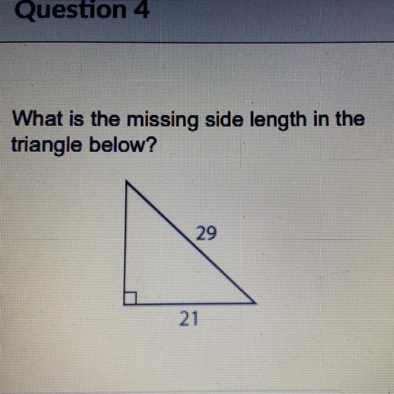 What is the missing side length in the triangle below?-example-1