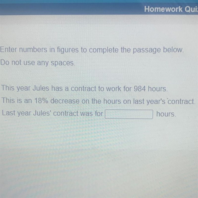 Enter numbers in figures to complete the passage below. Do not use any spaces. This-example-1