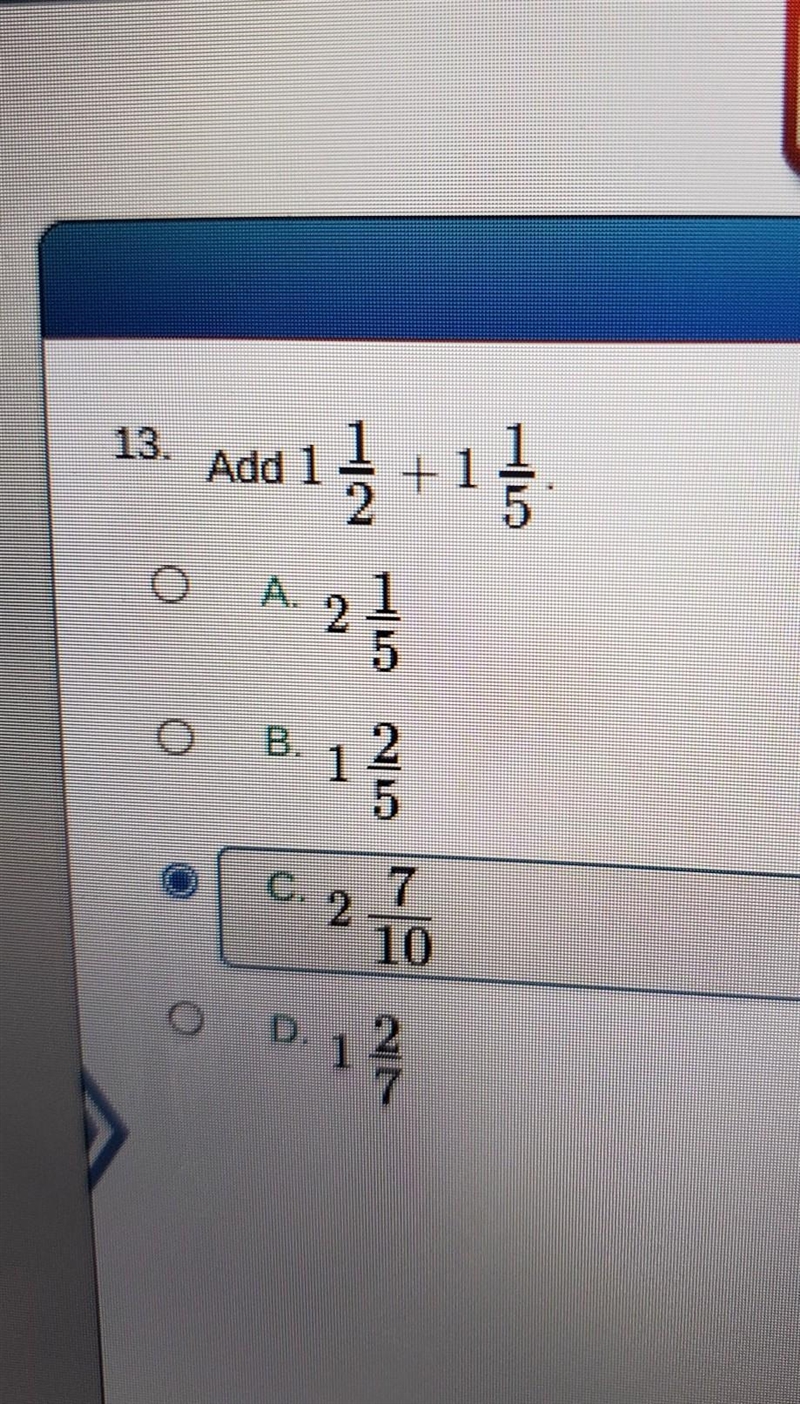 Please help and I think the answer is c.​-example-1