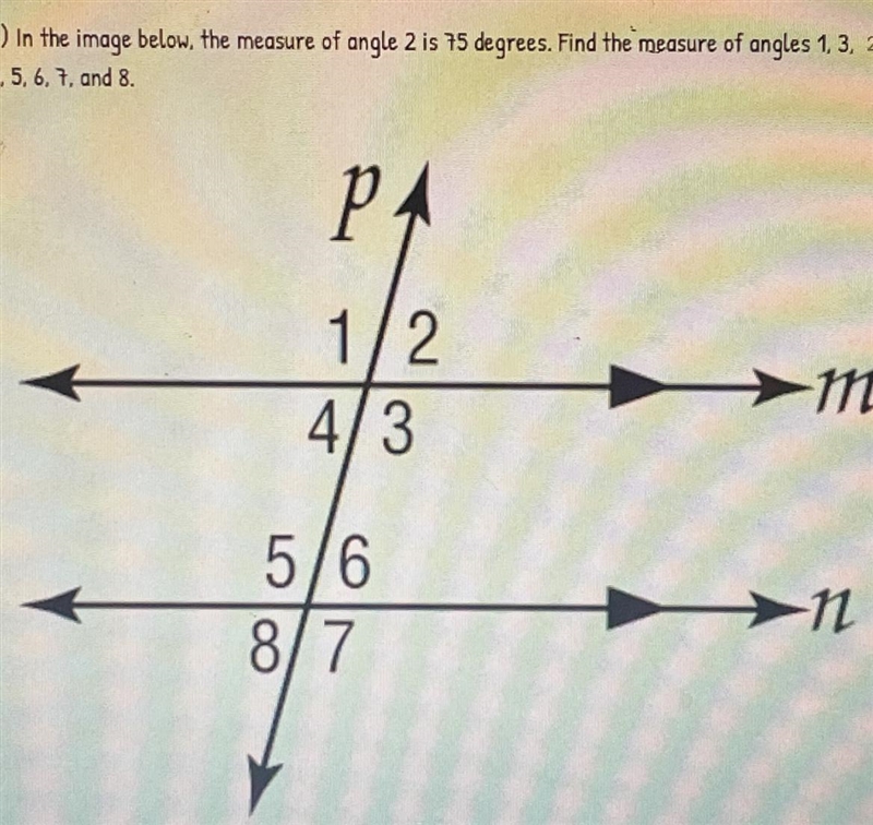 May someone pls explain how to do this? Question: In the image below, the measure-example-1