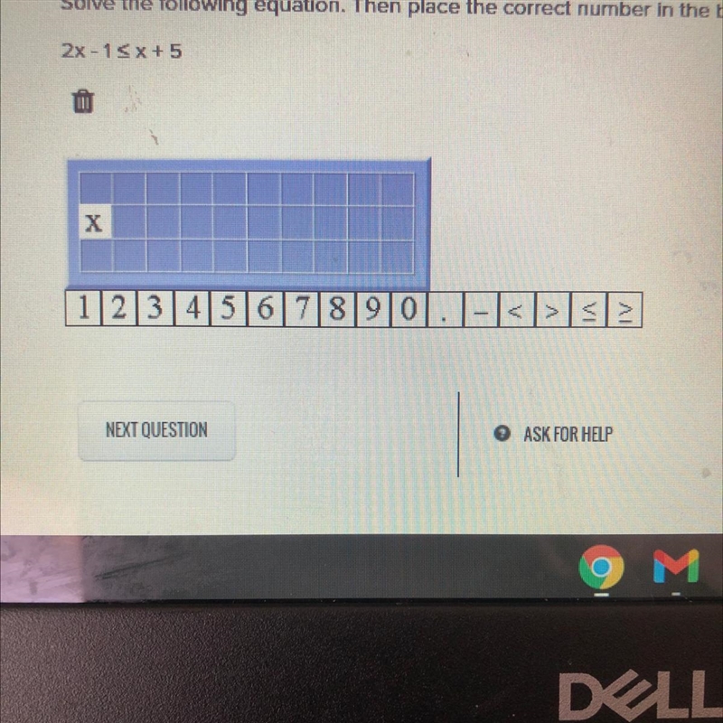 Solve the following equation. Then place the correct number in the box provided.-example-1