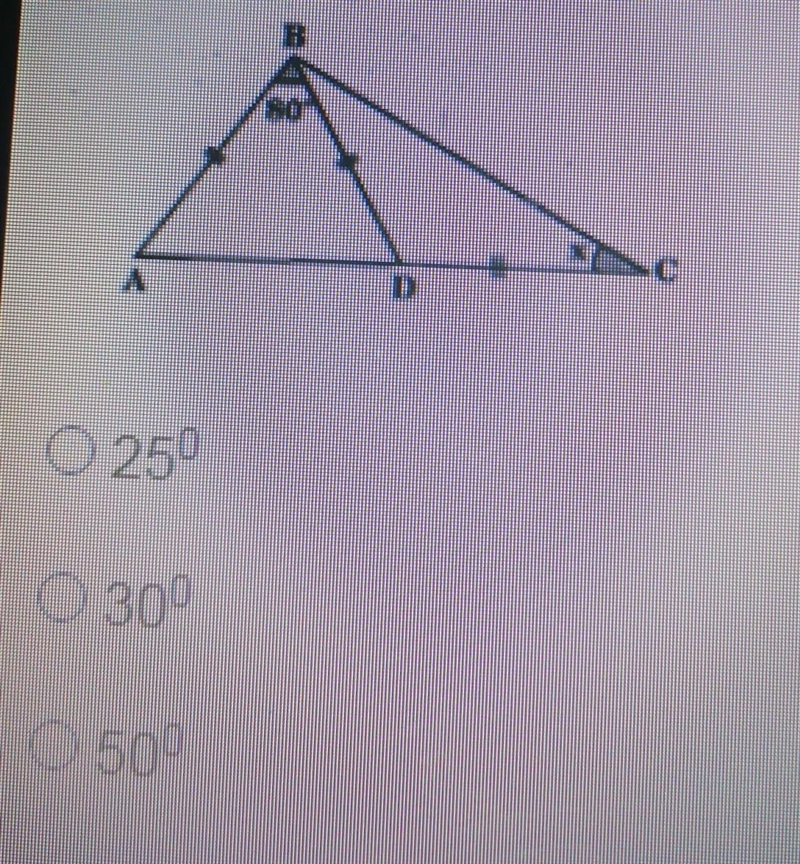 Find the value of x in the figure​-example-1