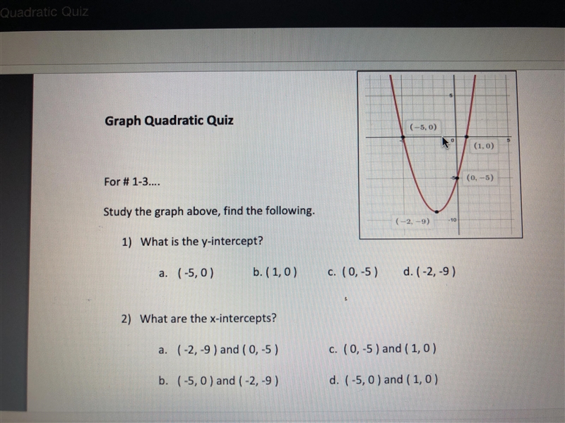 What is the y and x intercepts .-example-1