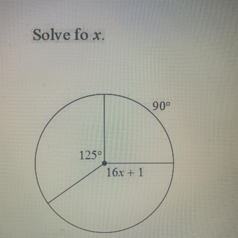 Solve for x. Need it by today.-example-1