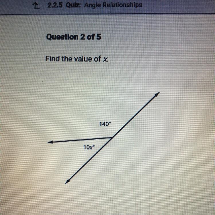 Find the value of x a. 4 b. 9 c. 18 d. 14-example-1