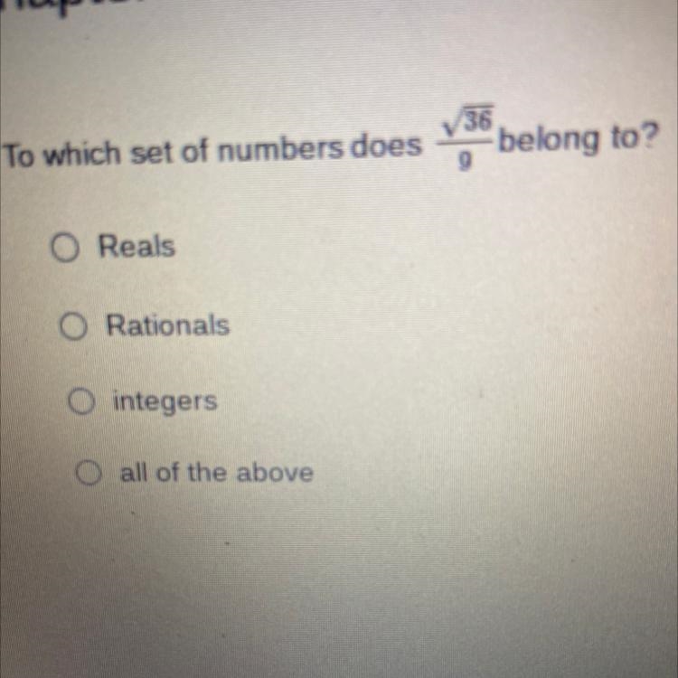 Need help ASAP To which set of numbers does ^^ belong to?-example-1