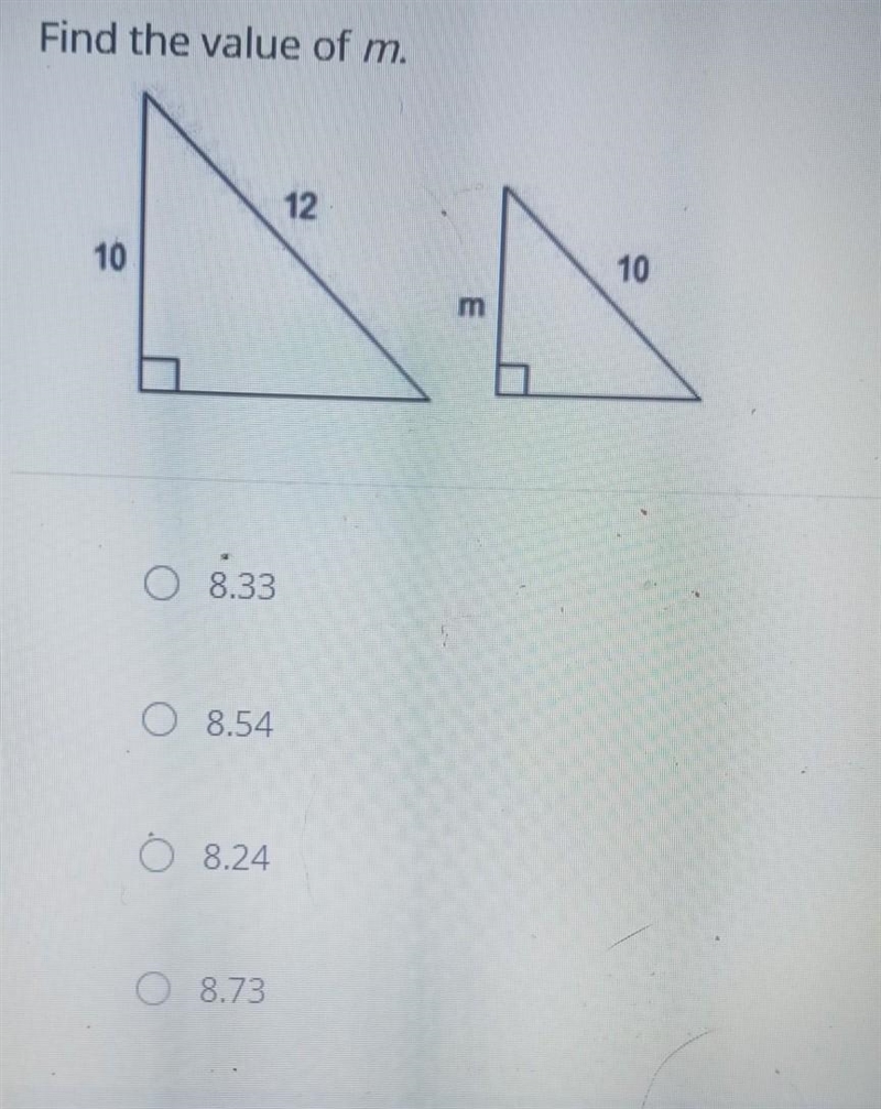 Find the value of m. ​-example-1