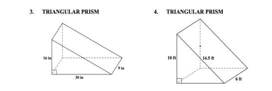 HELP MEEE! Find the area and volume for both.-example-1