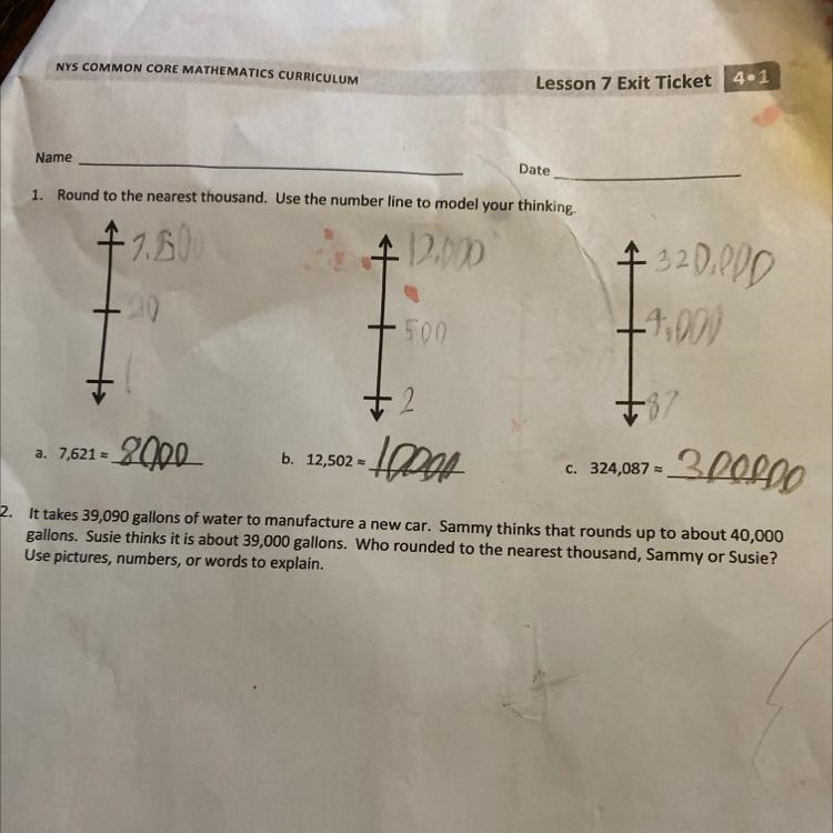 Can someone please help with question 2 for my little brother in 4th grade?-example-1