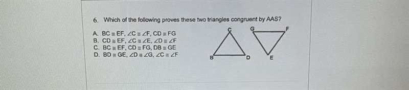 GIVING 35 POINTS TO WHOEVER ASWERS CORRECTLY! Which of the following proves these-example-1