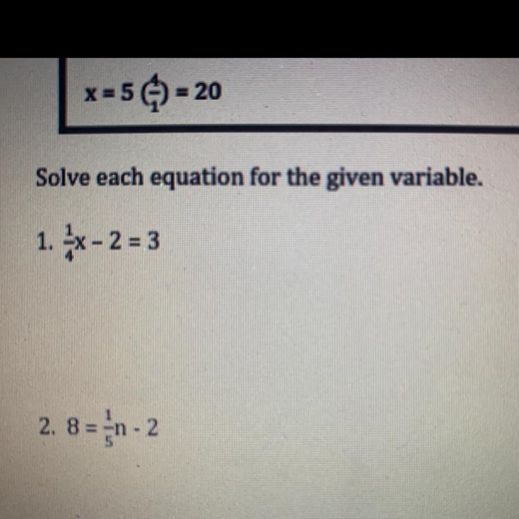 Solve each equation for the given variable?-example-1