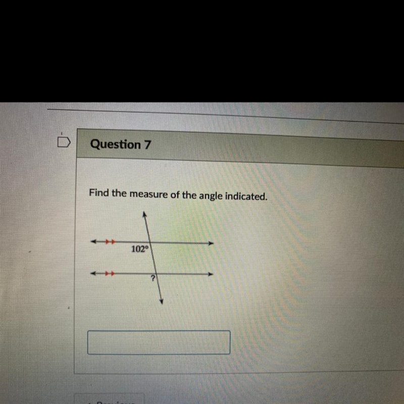 HELP PLS Find the measure of the angle indicated.-example-1