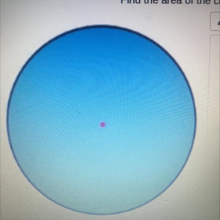 Find the area of the circle (radius = 6)-example-1