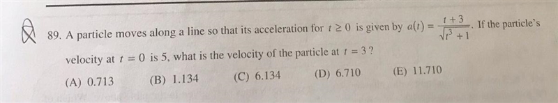 Question #1 Correct answer is E, show steps-example-1