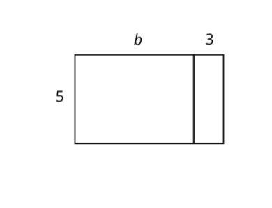 Write down all the expressions that represent the large rectangle's total area. (You-example-1