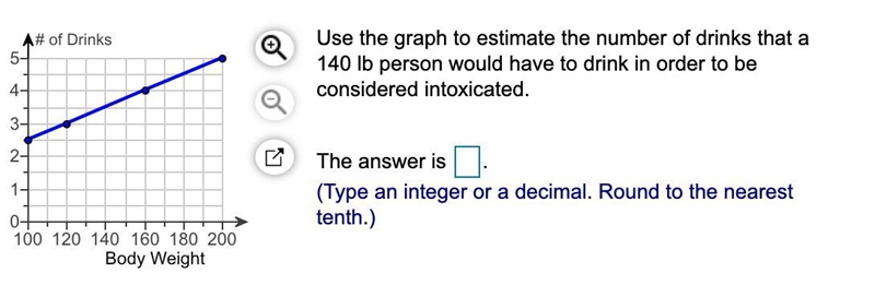 estimate the number of drinks that a 140lb person would have to drink in order to-example-1