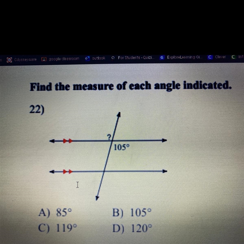 Can someone help me find the measure of each angle indicated please-example-1