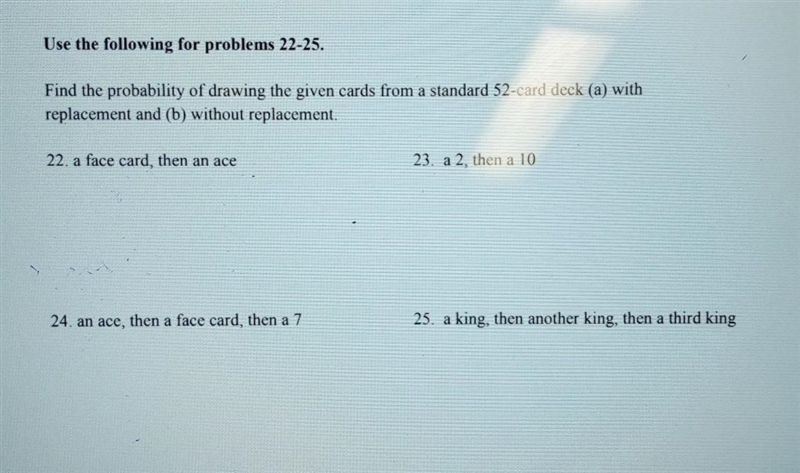 NO LINKS OR ANSWERING QUESTIONS YOU DON'T KNOW. Use the following for problems 22-25​-example-1