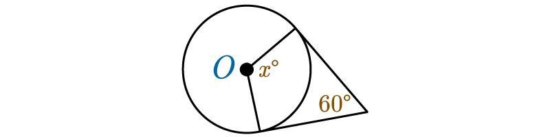 Lines that appear to be tangent are tangent. If O is the center of the circle, what-example-1