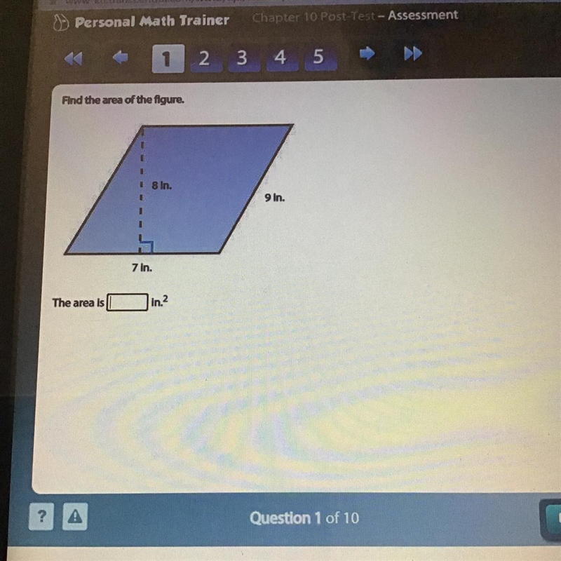 Find the area of the figure-example-1