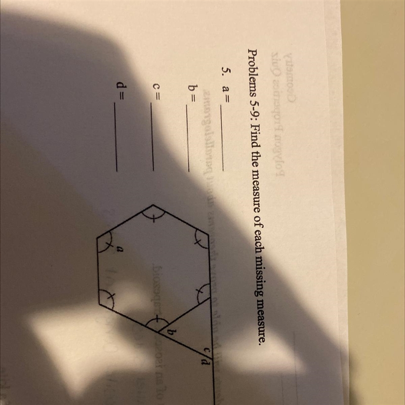 Find the measure of each missing measure.-example-1