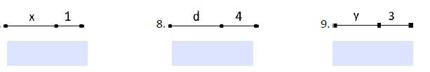 Write the expression that represents the total length of each segment shown.-example-1