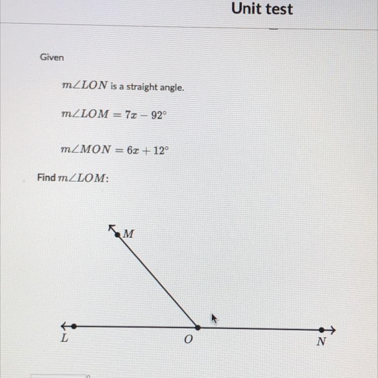 Given mZLON is a straight angle. Definitely I need help I’ll give brainless ^^-example-1