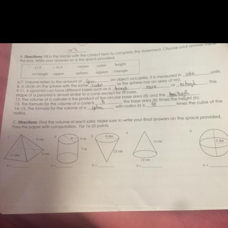 Find the volume of each solid. Sana po ma answer ty-example-1